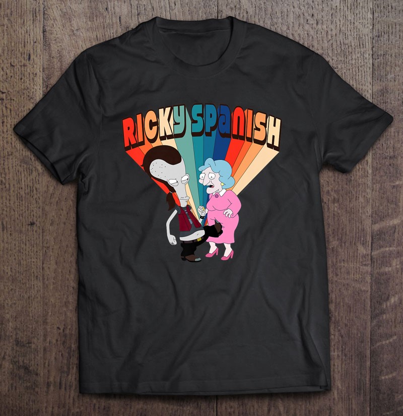 American Dad Ricky Spanish Kicking Old T Shirt