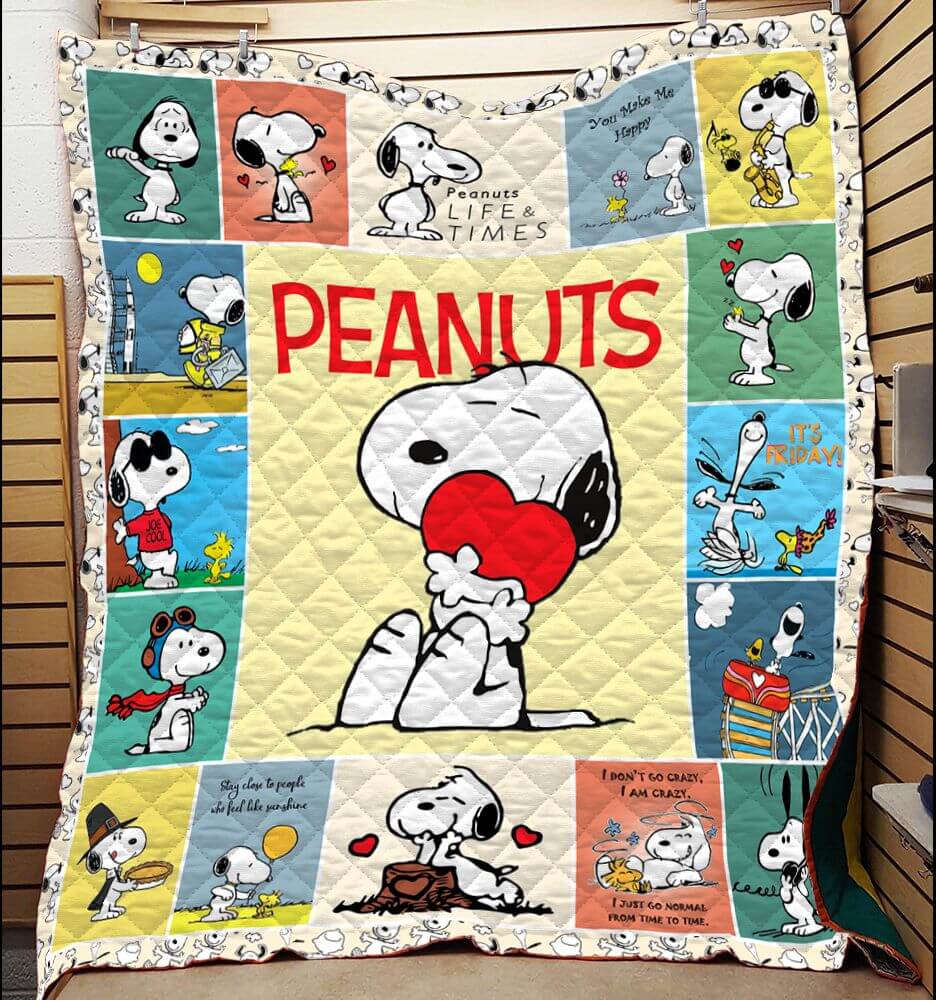 Peanuts Life & Times - Character Snoopy Quilt