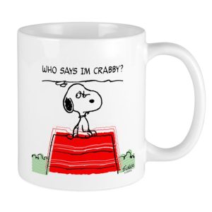 Crabby Snoopy Mug - Who Say Im Crabby