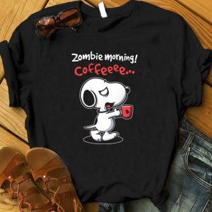 Zombie Morning Snoopy Shirt, Funny Snoop Shirt