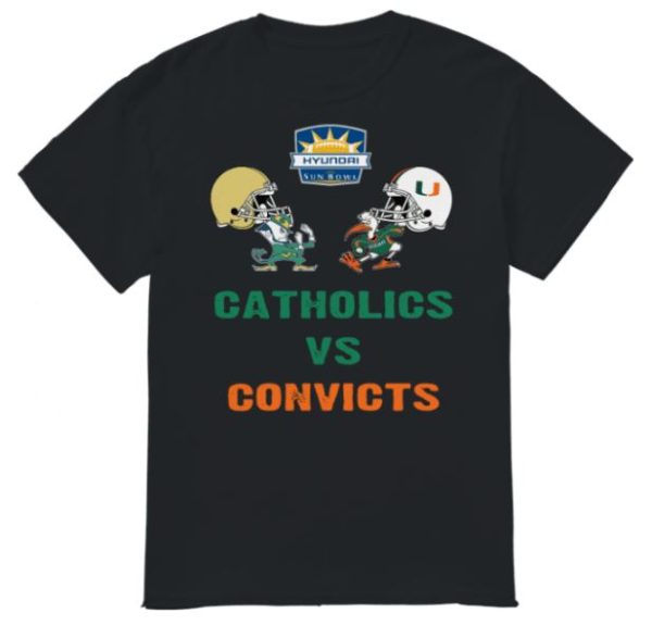 Catholics Vs. Convicts 1988 Classic Vintage Sun Bow