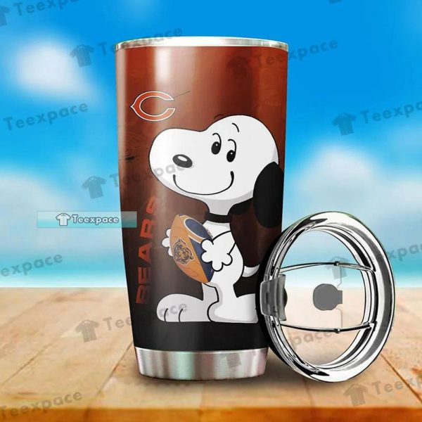 Chicago Bears Snoopy Tumbler1