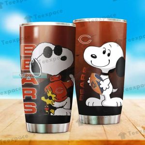 Chicago Bears Snoopy Tumbler2