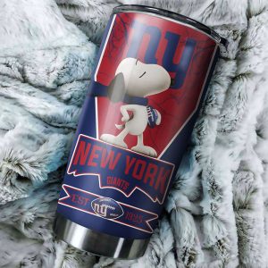 New York Giants Snoopy All Over Print 3D Tumbler1