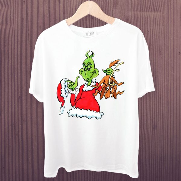 1tshirt Merry Grinchmas Vintage2C Best Gift For Dr Seuss Fan T Shirt V8Yfb