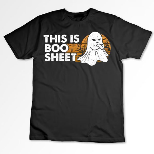 1 This Is Boo Sheet Angry Ghost Funny Women Men Halloween 8btZ2