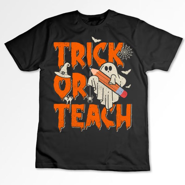 1 Trick Or Teach Funny Teacher Boo Halloween Spooky Costume p6DPw